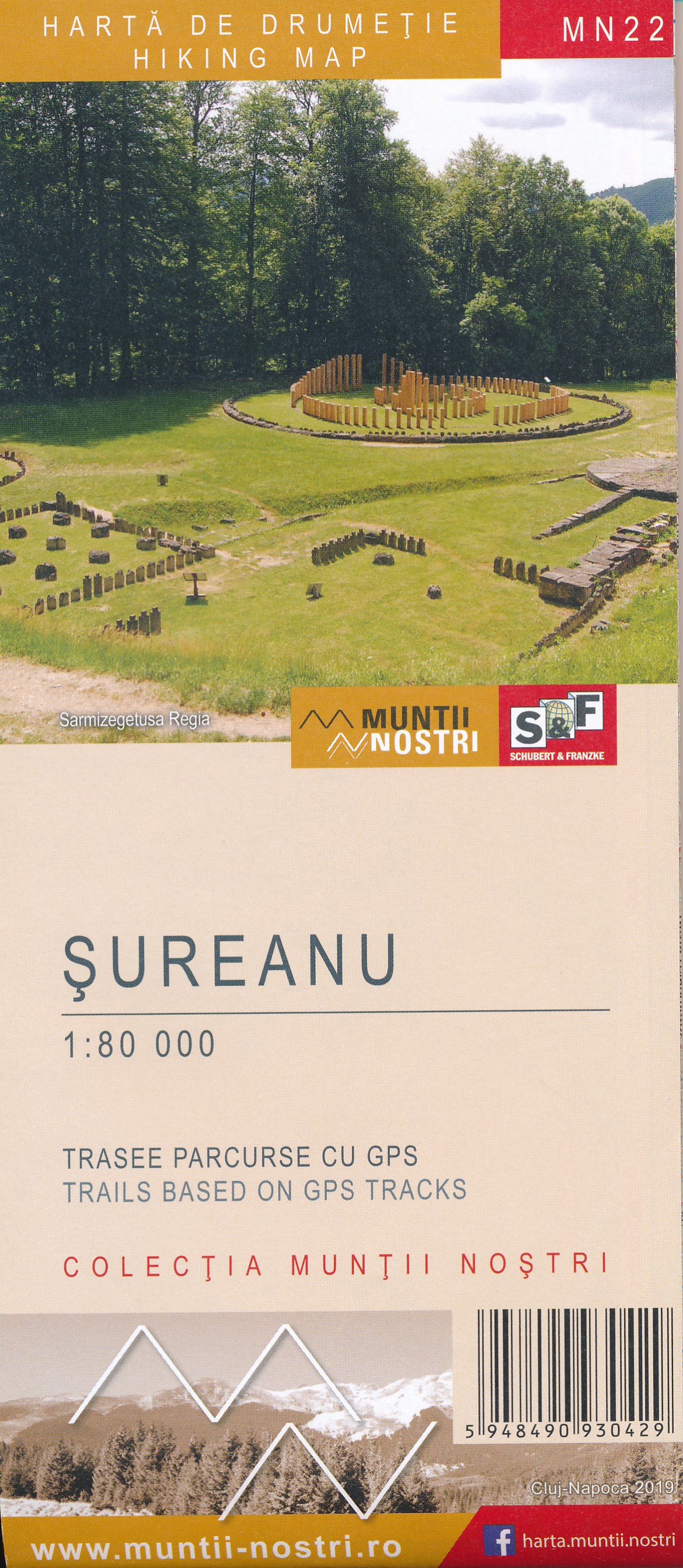 Online bestellen: Wandelkaart MN22 Muntii Nostri Sureanu | Schubert - Franzke