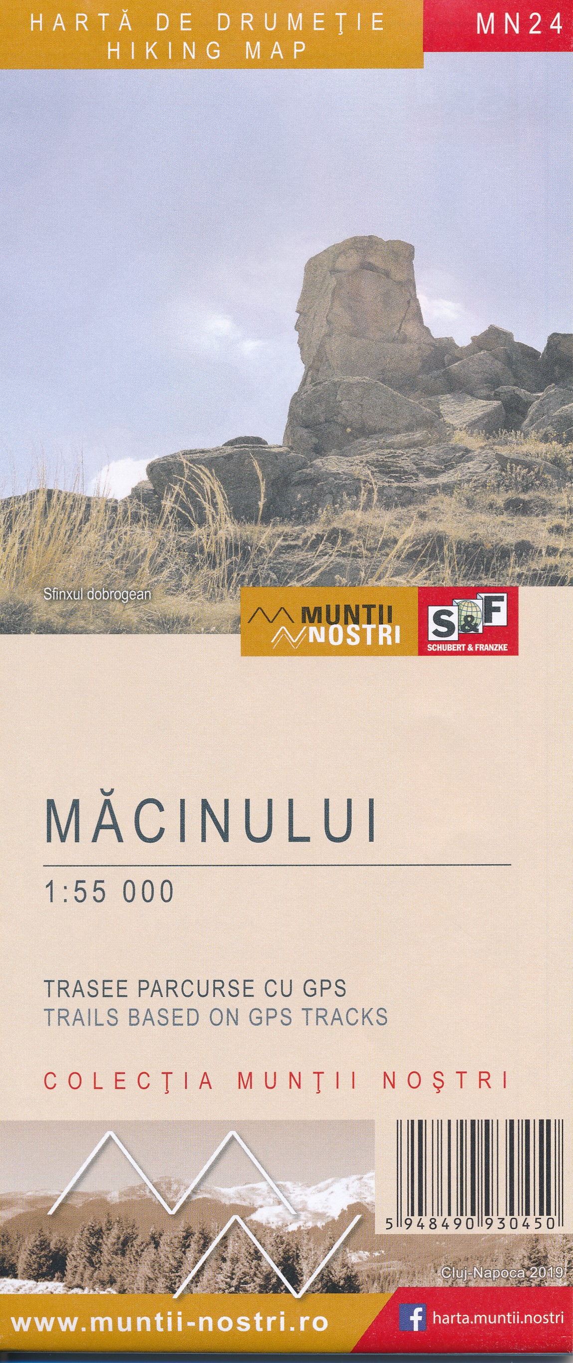 Online bestellen: Wandelkaart MN24 Muntii Nostri Macinului | Schubert - Franzke