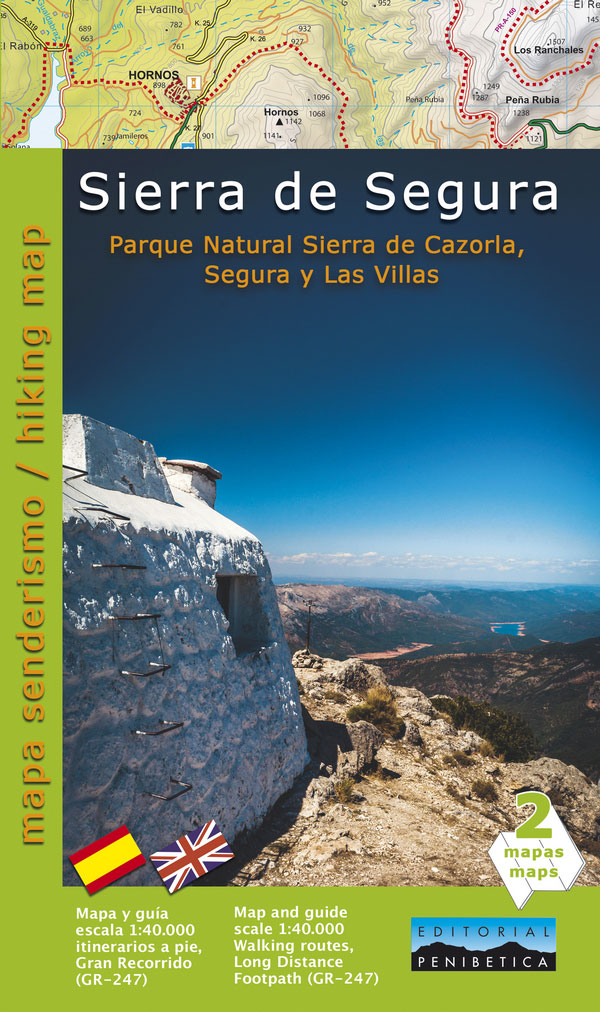 Online bestellen: Wandelkaart Sierra de Segura GR247 | Editorial Penibetica