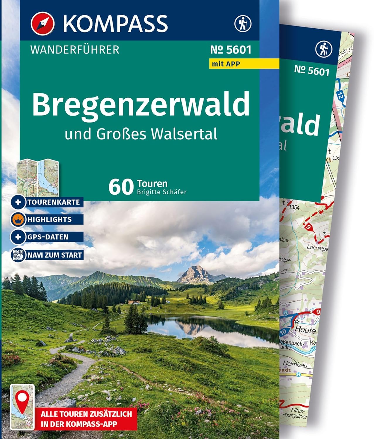 Wandelgids 5601 Kompass Wanderführer Bregenzerwald und Grosses Walsert
