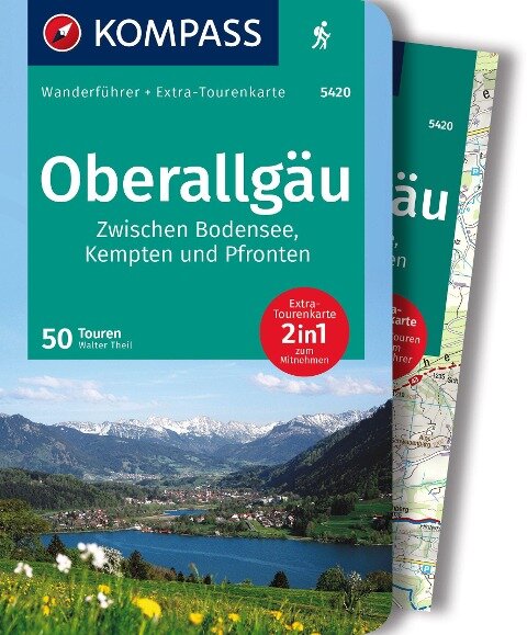 Online bestellen: Wandelgids 5420 Wanderführer Oberallgäu | Kompass