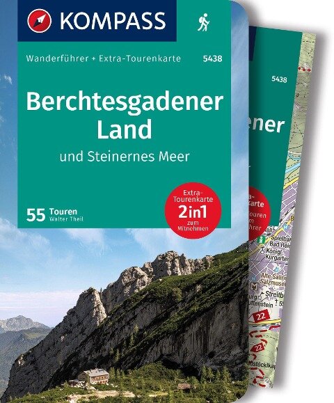 Online bestellen: Wandelgids 5438 Wanderführer Berchtesgadener Land und Steinernes Meer | Kompass