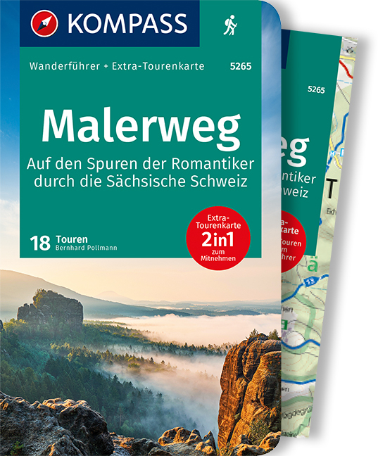 Online bestellen: Wandelgids 5265 Wanderführer Malerweg | Kompass