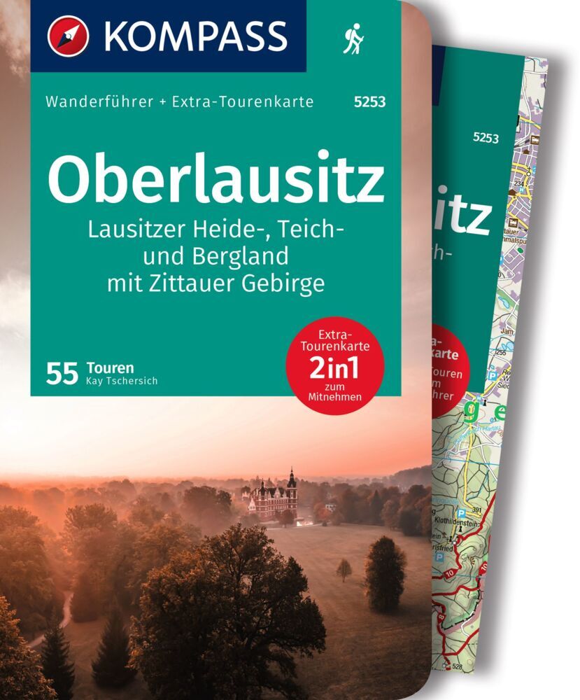 Wandelgids 5253 Wanderführer Oberlausitz | Kompass de zwerver