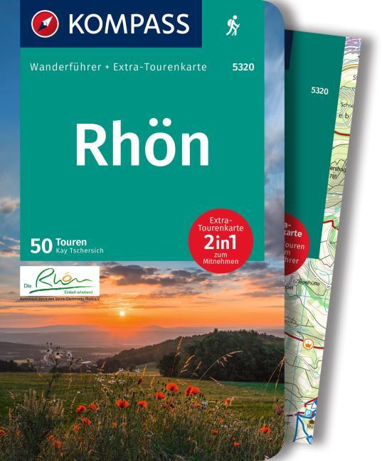 Online bestellen: Wandelgids 5320 Wanderführer Rhön | Kompass