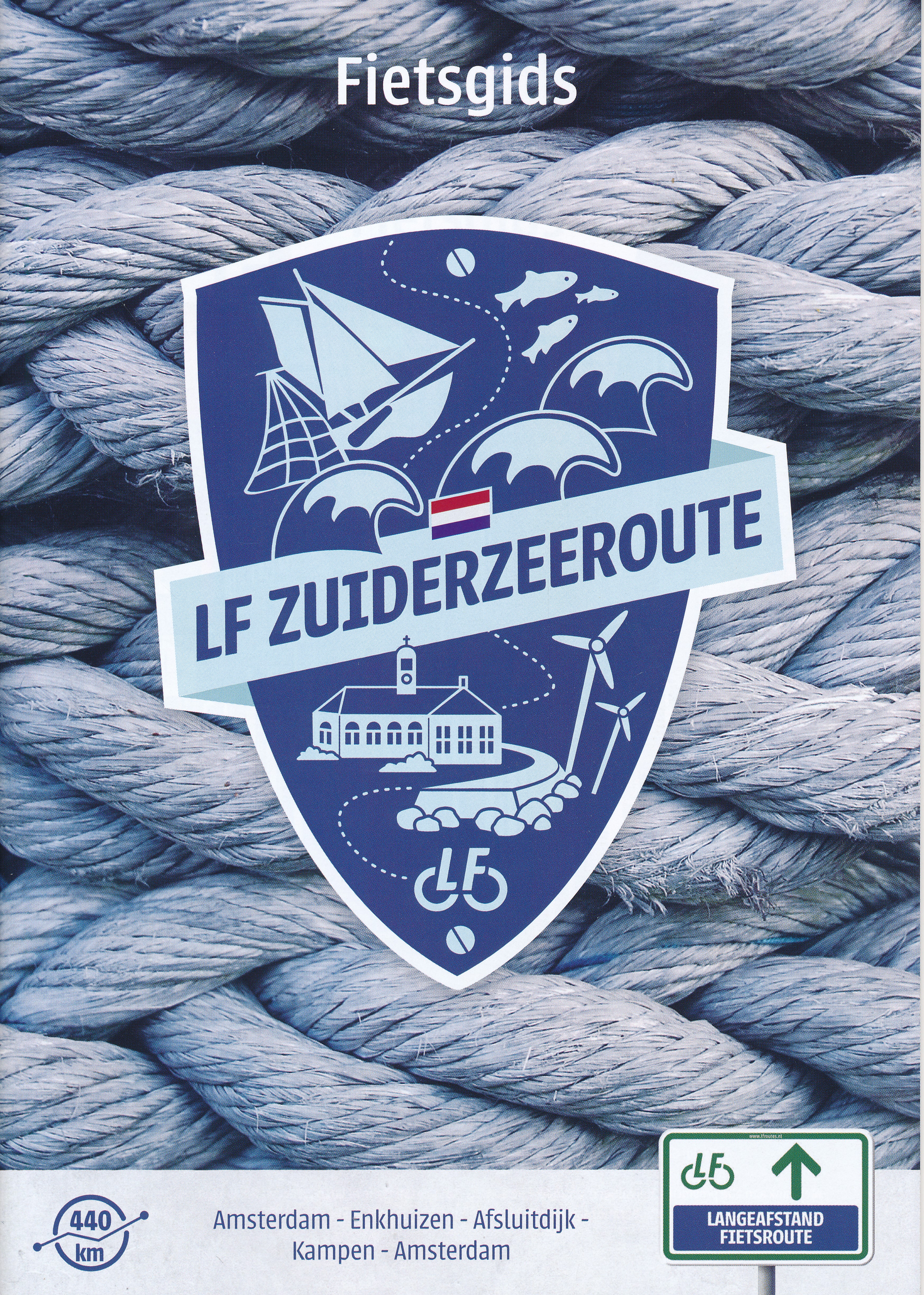 Online bestellen: Fietsgids LF Zuiderzeeroute - kaarten en beschrijving | Landelijk Fietsplatform
