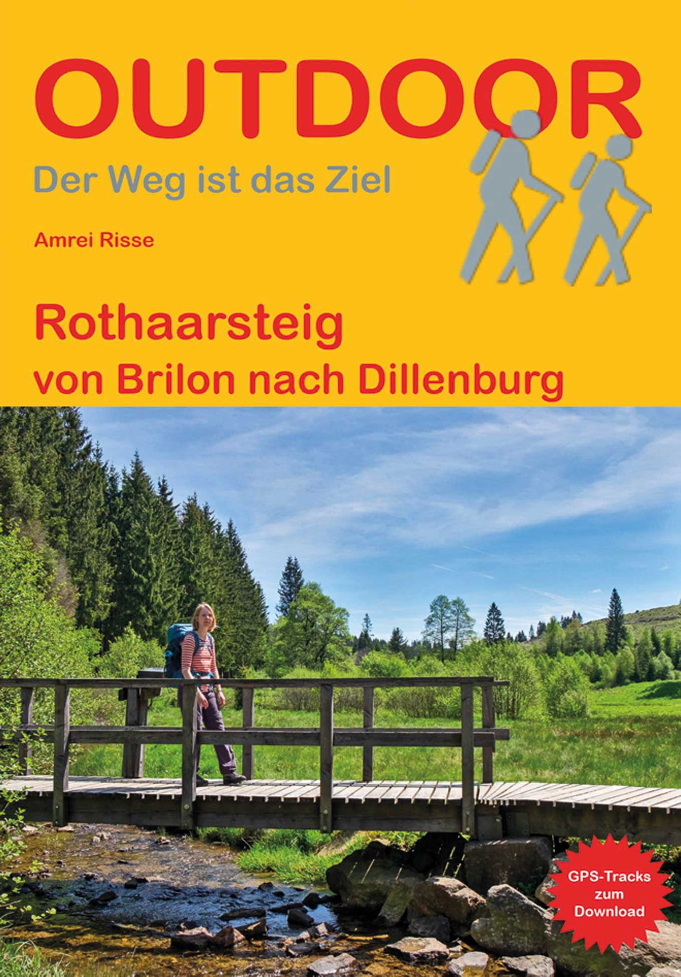 Online bestellen: Wandelgids Rothaarsteig von Brilon nach Dillenburg | Conrad Stein Verlag
