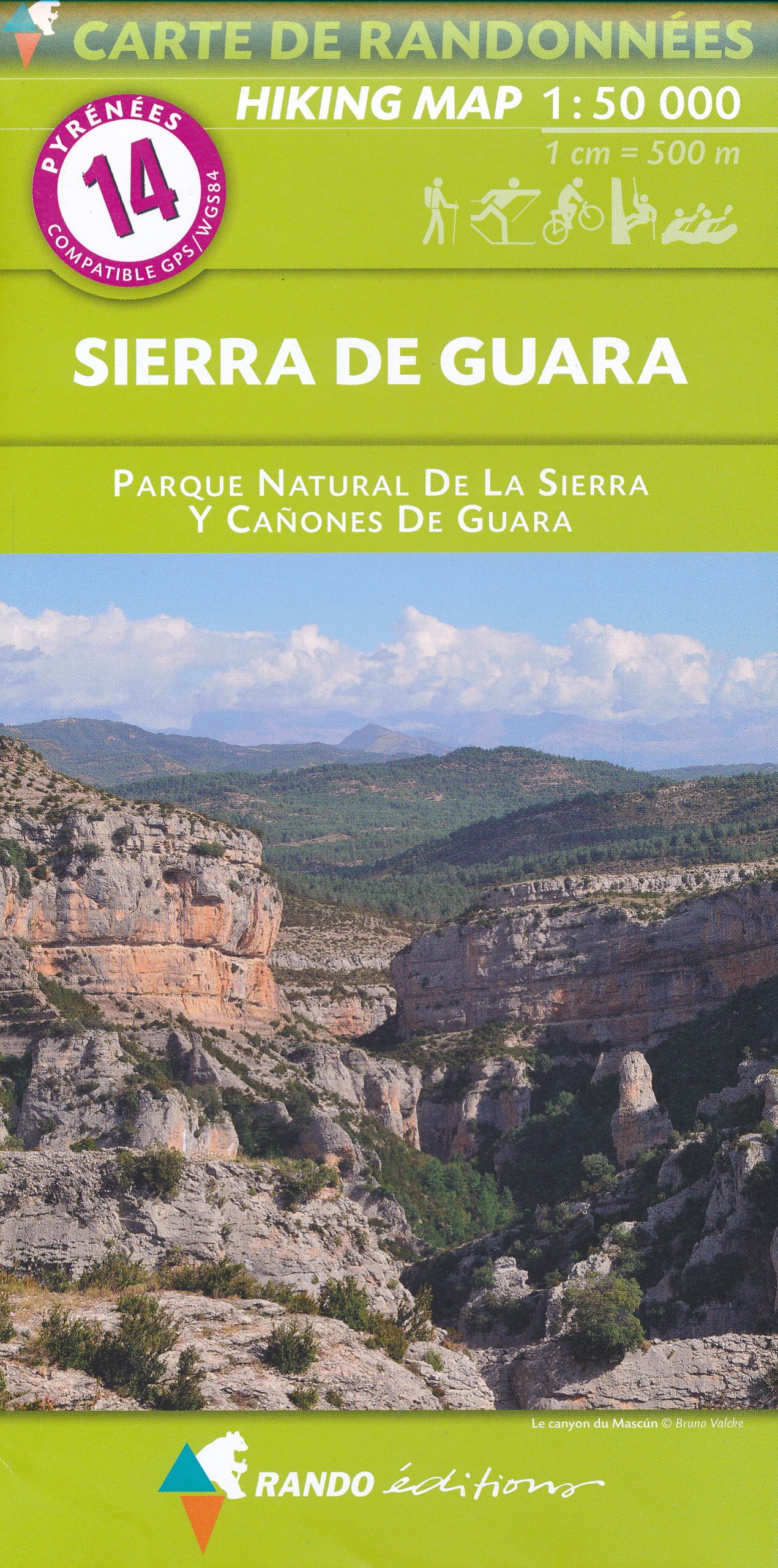 Online bestellen: Wandelkaart 14 Sierra de Guara | Rando Editions