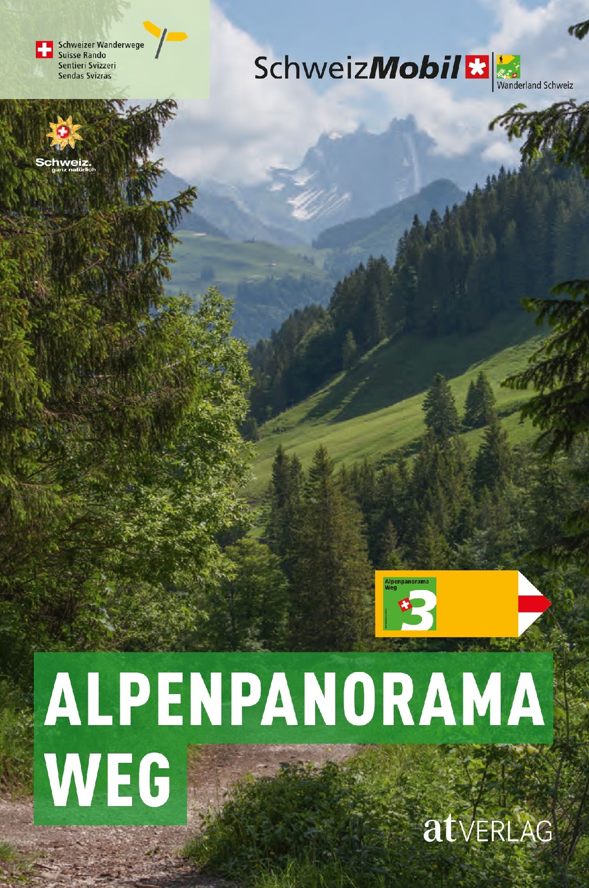 Online bestellen: Wandelgids 3 Alpenpanoramaweg | AT Verlag