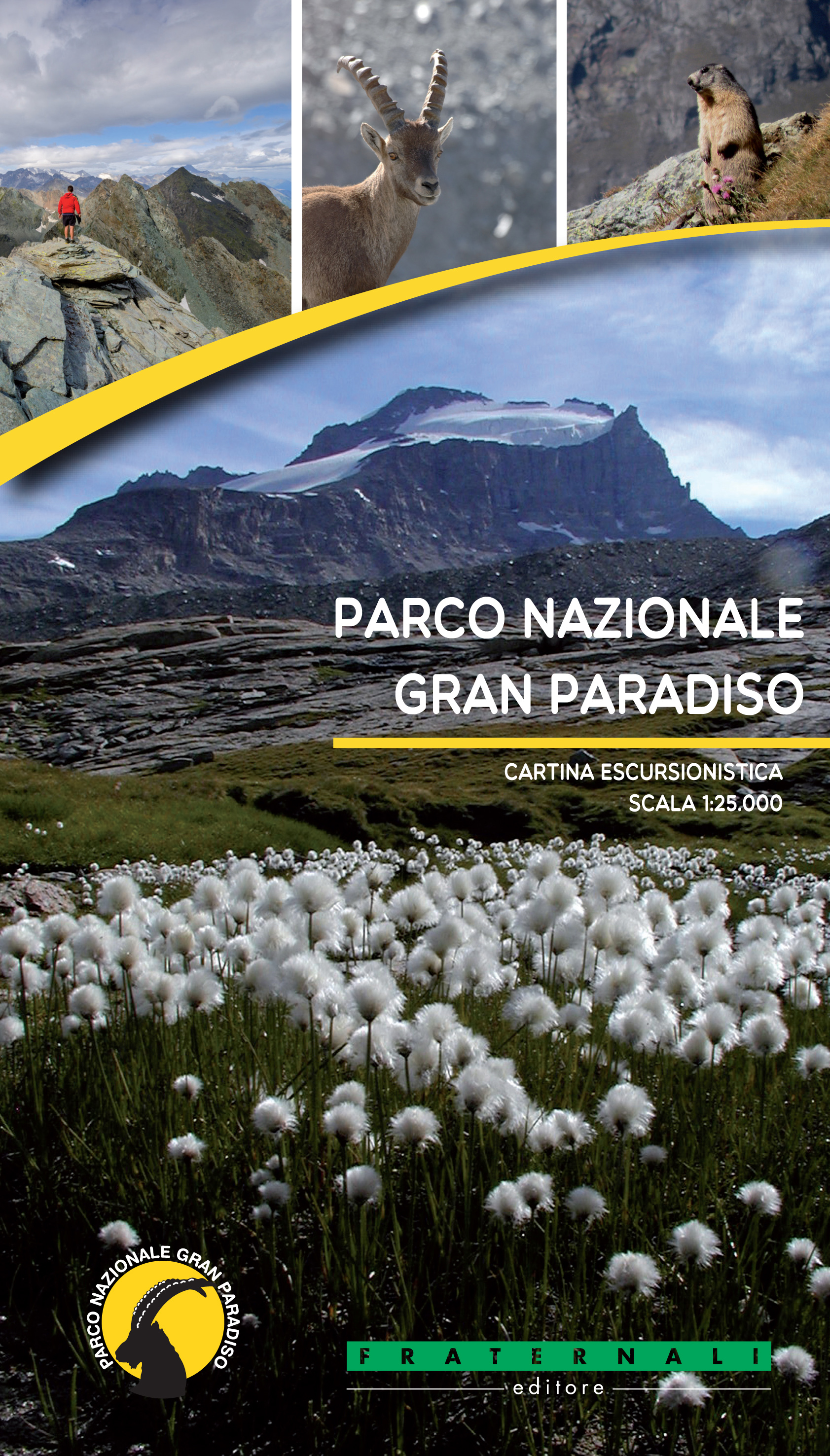 Wandelkaart Gran Paradiso National Park | Fraternali Editore