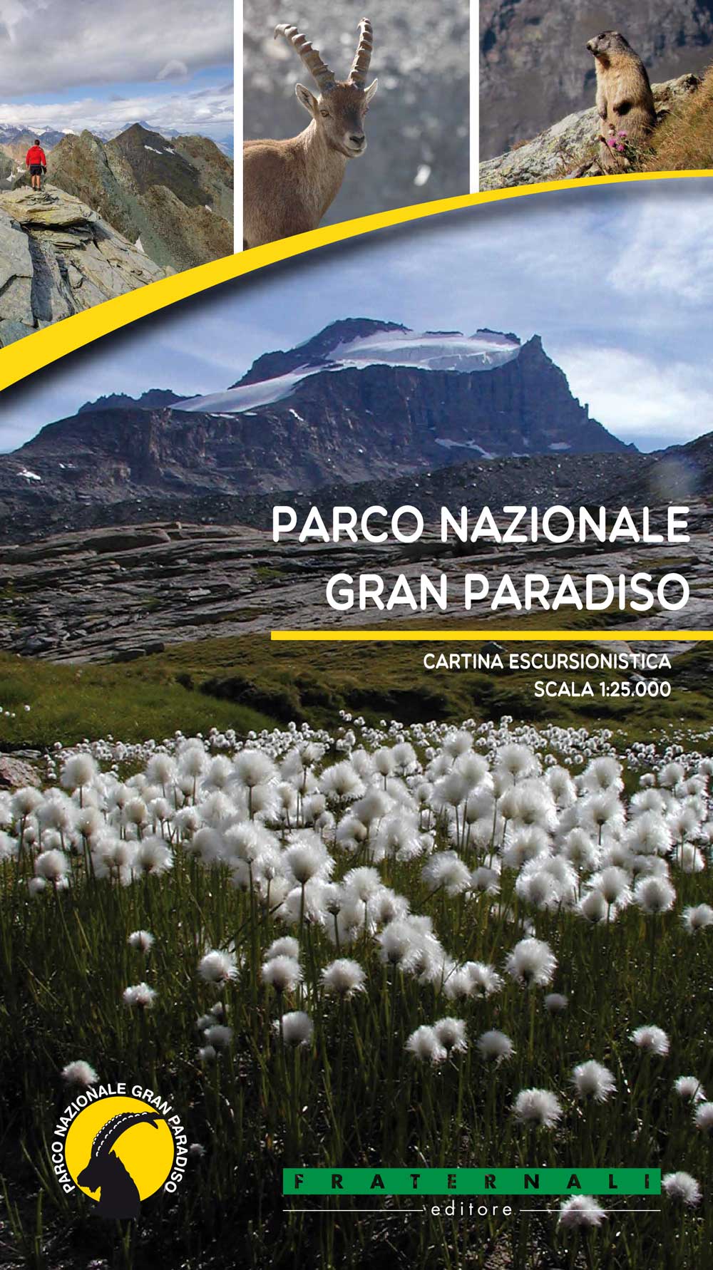 Online bestellen: Wandelkaart Gran Paradiso National Park | Fraternali Editore