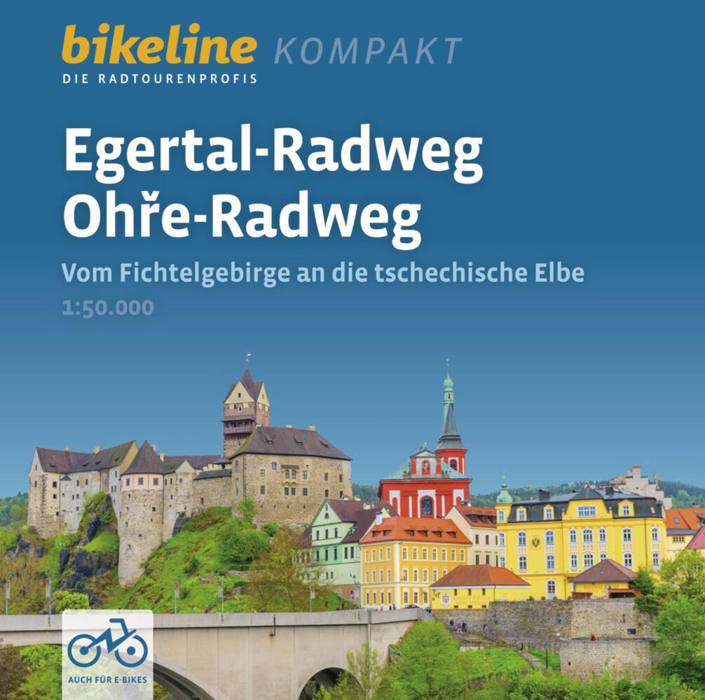 Online bestellen: Fietsgids Bikeline Radtourenbuch kompakt Egertal-Radweg, Ohre-Radweg | Esterbauer