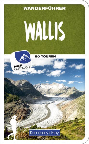Online bestellen: Wandelgids KF Wanderführer Wallis | Kümmerly & Frey