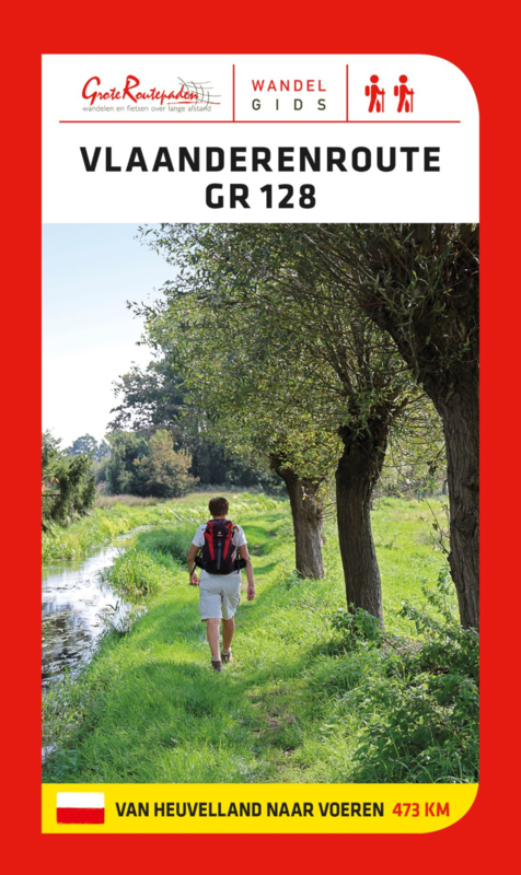 Online bestellen: Wandelgids Vlaanderenroute - GR 128 van Heuvelland naar Voeren | Grote Routepaden
