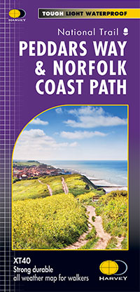 Online bestellen: Wandelkaart Peddars Way & Norfolk Coast Path | Harvey Maps