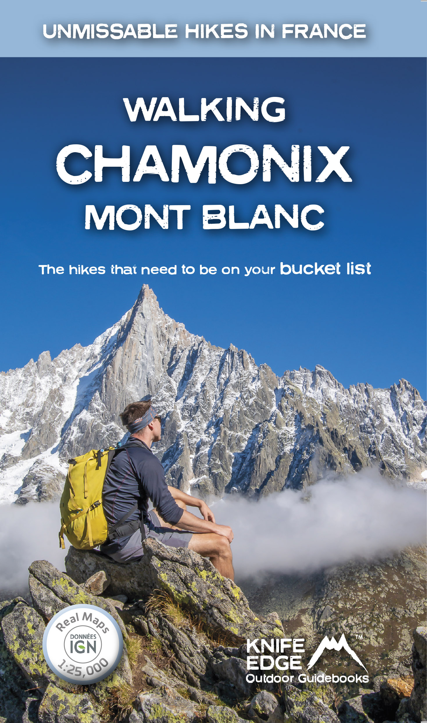 Online bestellen: Wandelgids Walking Chamonix Mont Blanc | Knife Edge Outdoor