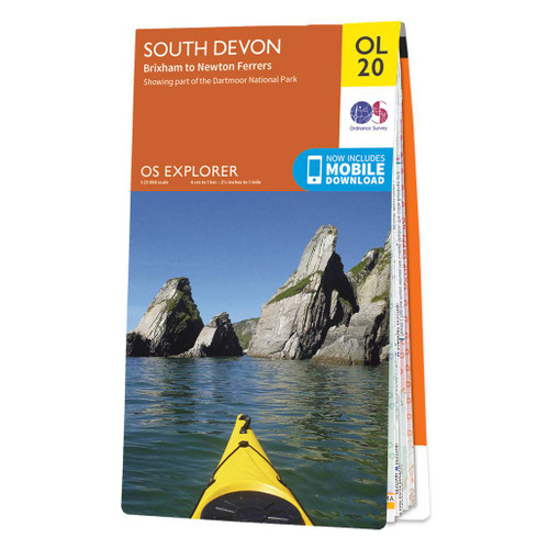 Online bestellen: Wandelkaart - Topografische kaart OL20 OS Explorer Map South Devon | Ordnance Survey