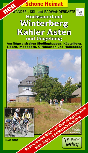 Online bestellen: Wandelkaart 234 Hochsauerland, Winterberg, Kahler Asten und Umgebung | Verlag Dr. Barthel