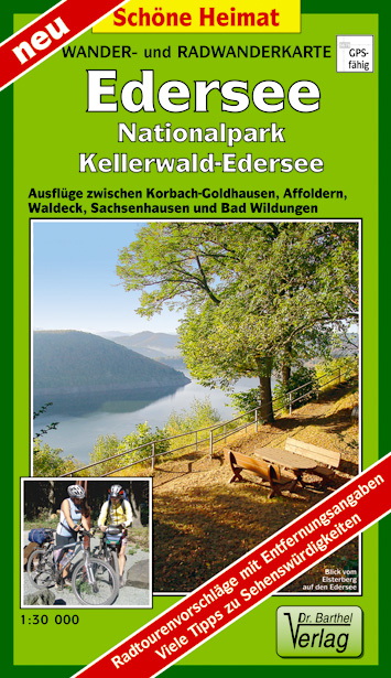 Online bestellen: Wandelkaart 238 Edersee, Nationalpark Kellerwald-Edersee und Umgebung | Verlag Dr. Barthel
