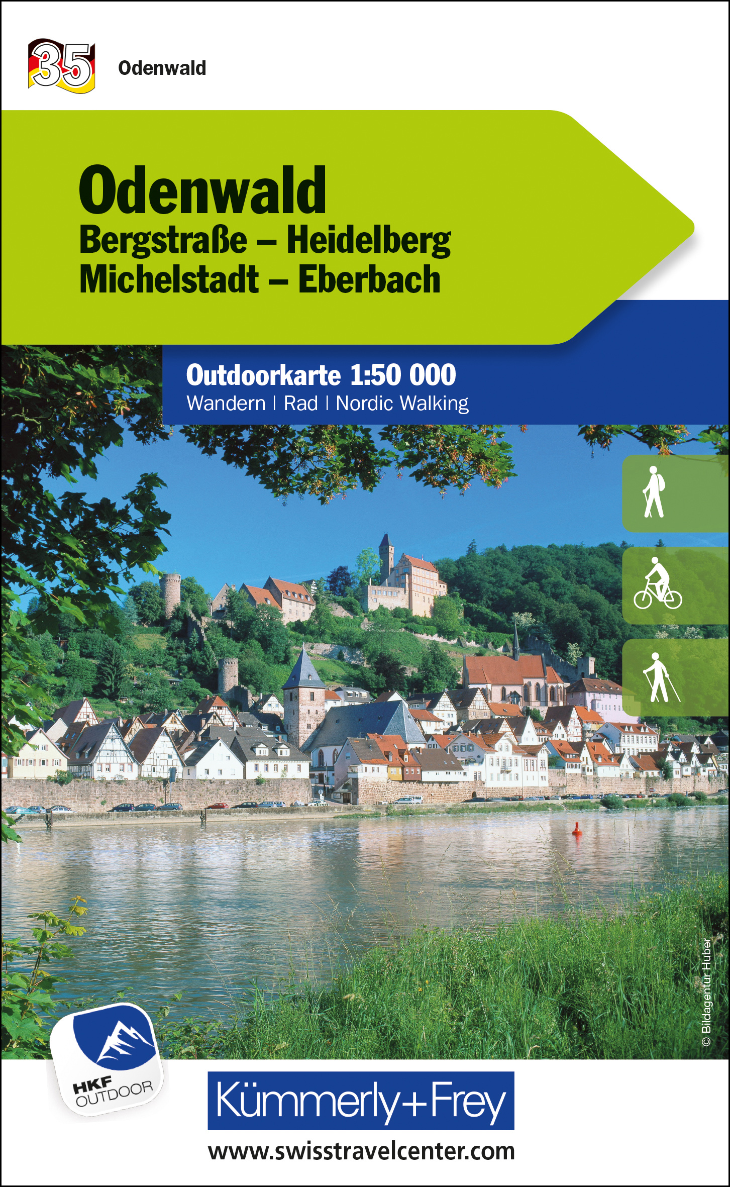 Wandelkaart 35 Outdoorkarte Odenwal…