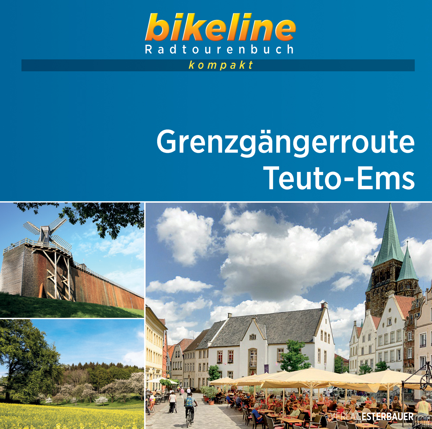 Online bestellen: Fietsgids Bikeline Radtourenbuch kompakt Grenzgängerroute Teuto-Ems | Esterbauer