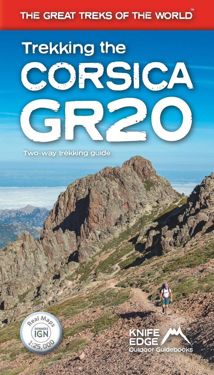 Online bestellen: Wandelgids Trekking the Corsica GR20 | Knife Edge Outdoor