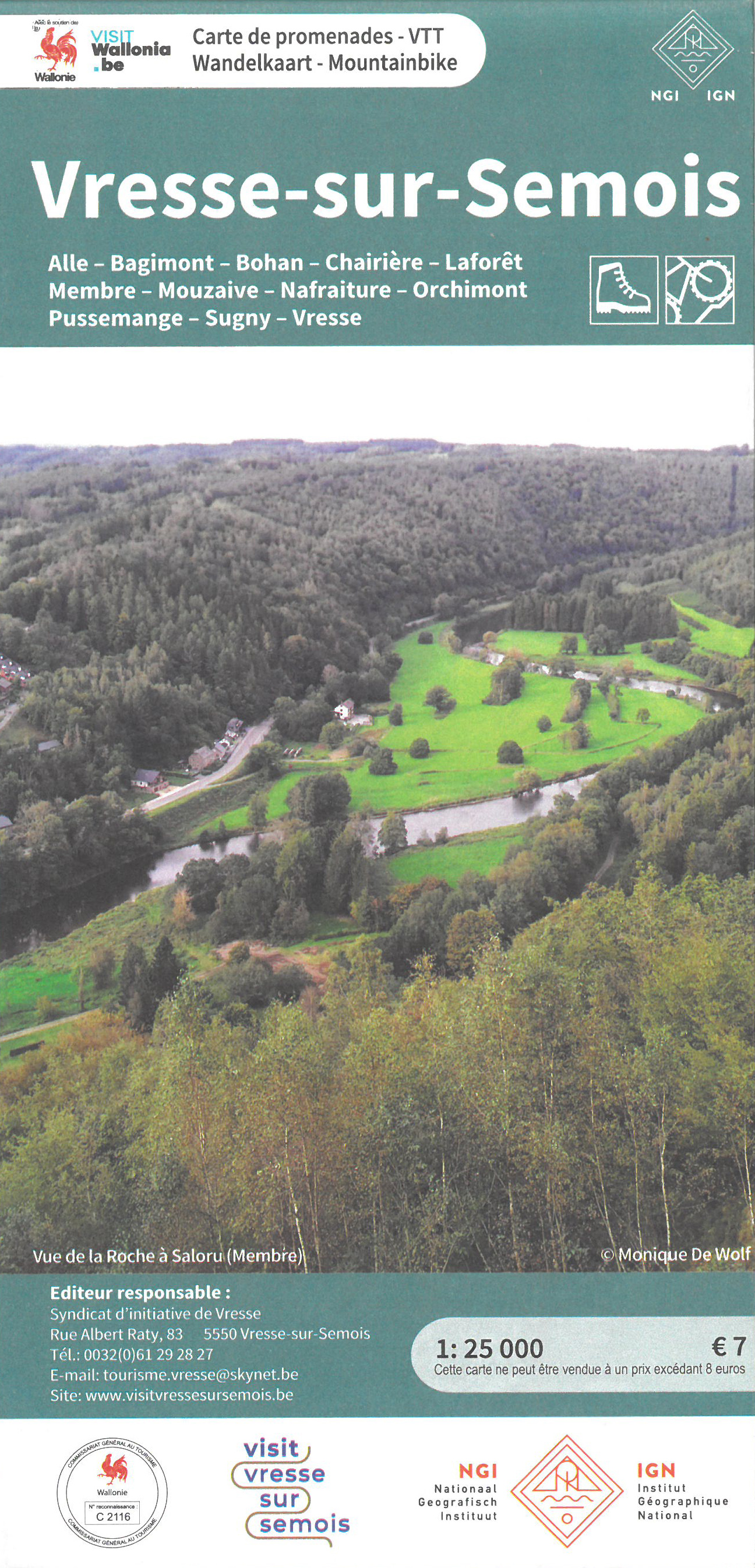 Wandelkaart 6 Vresse-sur-Semois | N… Wandelkaart 6 Vresse-sur-Semois | N…