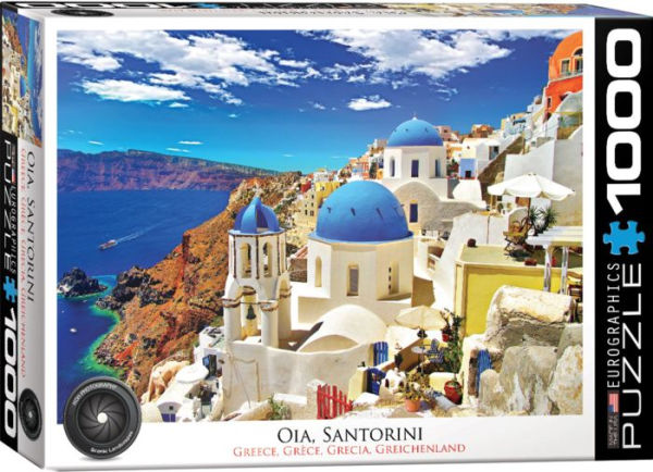 Online bestellen: Legpuzzel Oia - Santorini | Eurographics