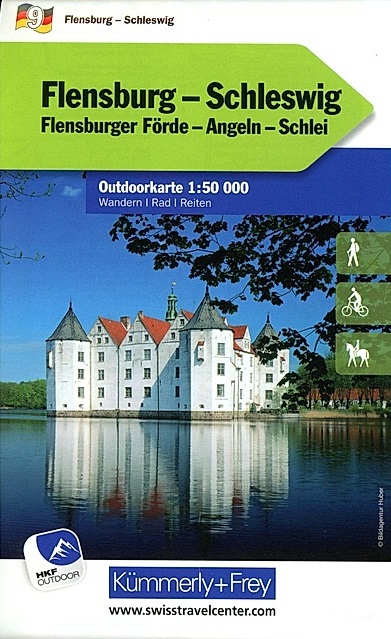 Online bestellen: Wandelkaart 09 Outdoorkarte Flensburg - Schleswig | Kümmerly & Frey