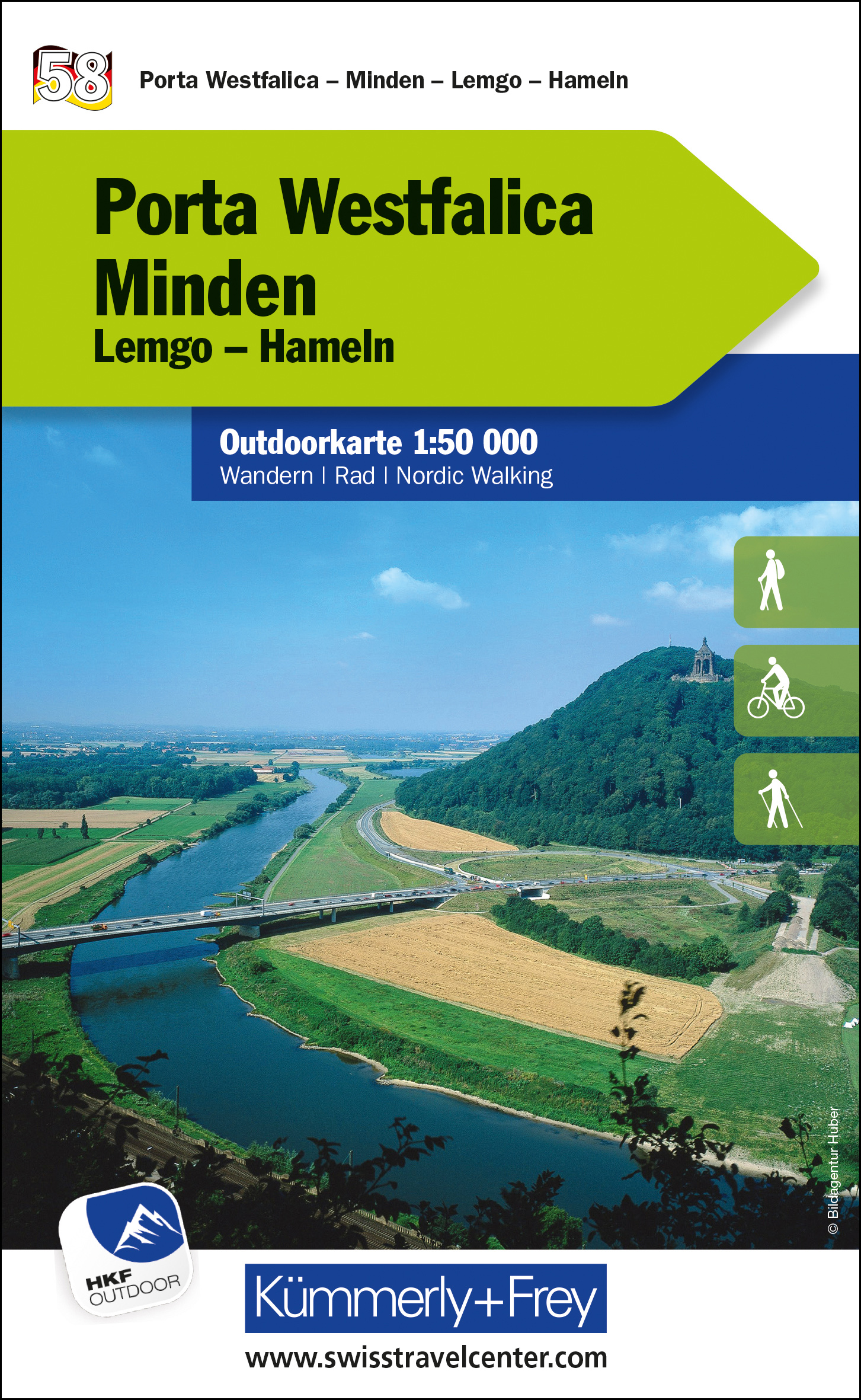 Wandelkaart 58 Outdoorkarte Porta W…