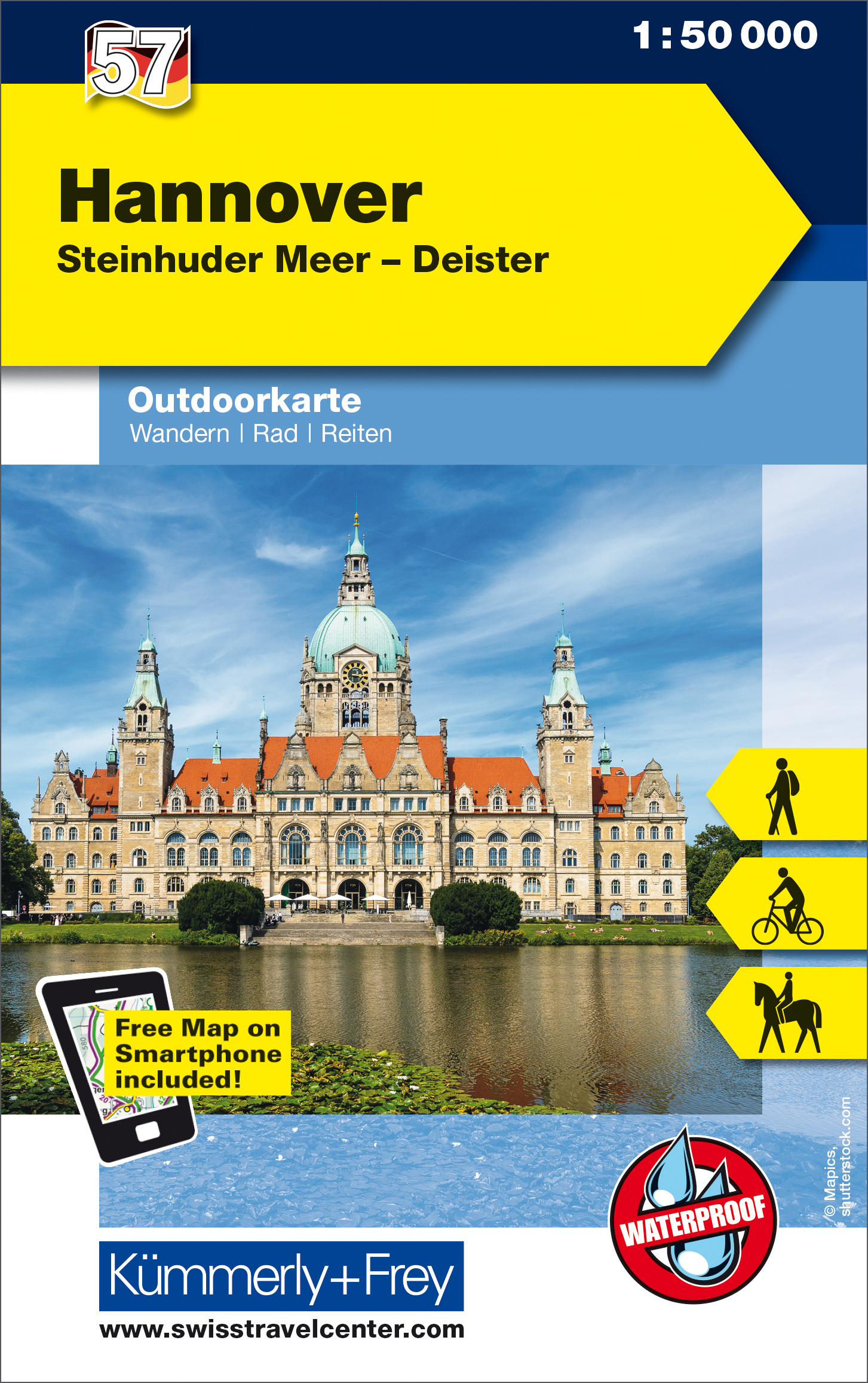 Wandelkaart 57 Outdoorkarte Hannove…