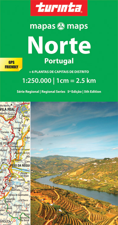 Online bestellen: Wegenkaart - landkaart 1 Norte de Portugal - Noord Portugal | Turinta