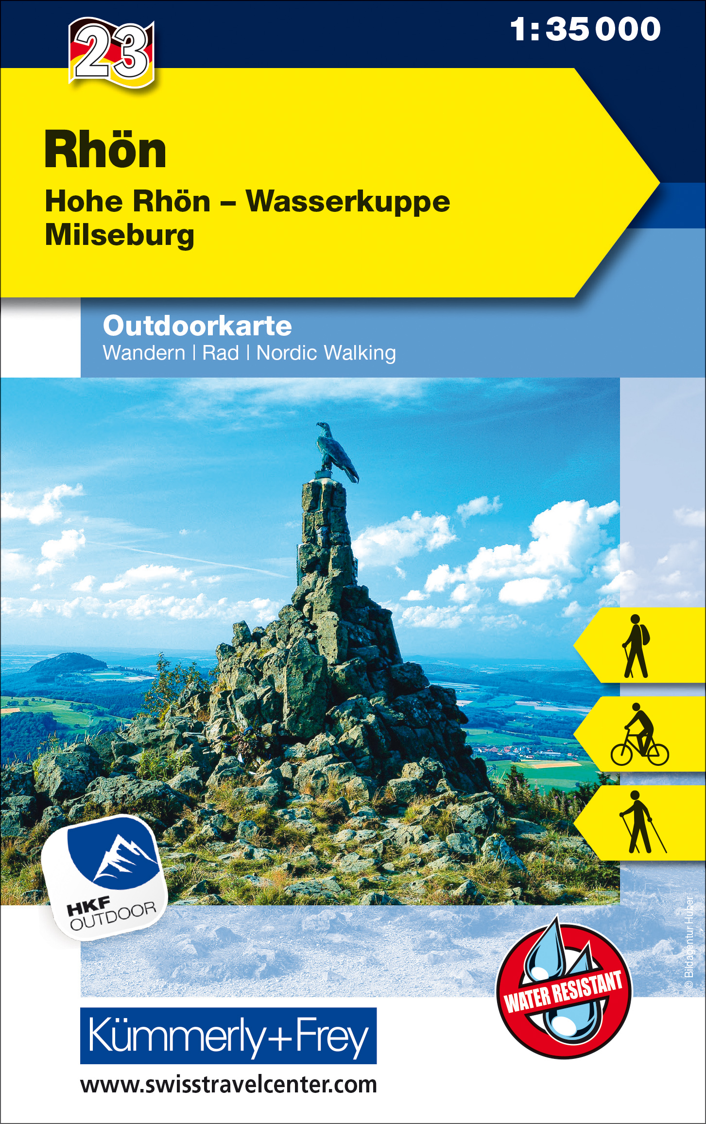 Wandelkaart 23 Outdoorkarte Rhön |…