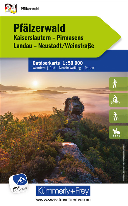 Wandelkaart 24 Outdoorkarte Pfälzer…