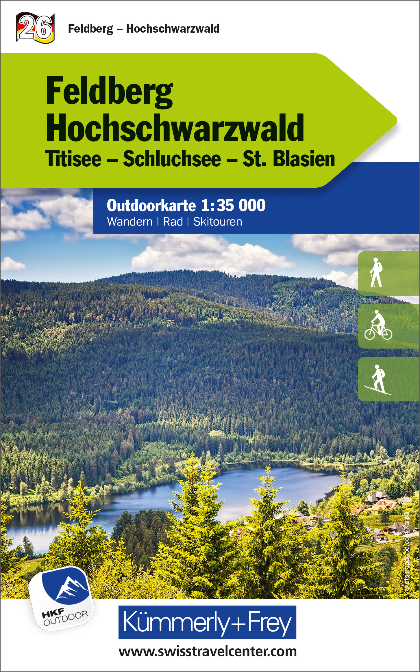 Wandelkaart 26 Outdoorkarte Feldber…