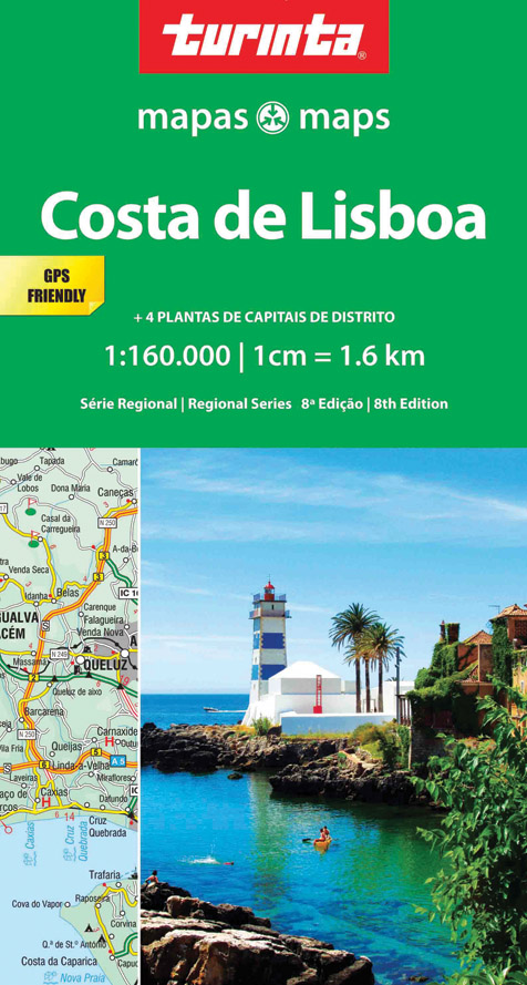 Online bestellen: Wegenkaart - landkaart 4 Costa de Lisboa | Turinta