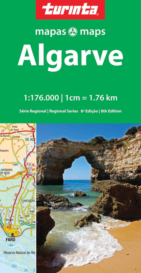 Online bestellen: Wegenkaart - landkaart 5 Algarve | Turinta