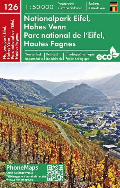 Online bestellen: Wandelkaart 126 Nationalpark Eifel, Hohes Venn - Hoge Venen | Freytag & Berndt