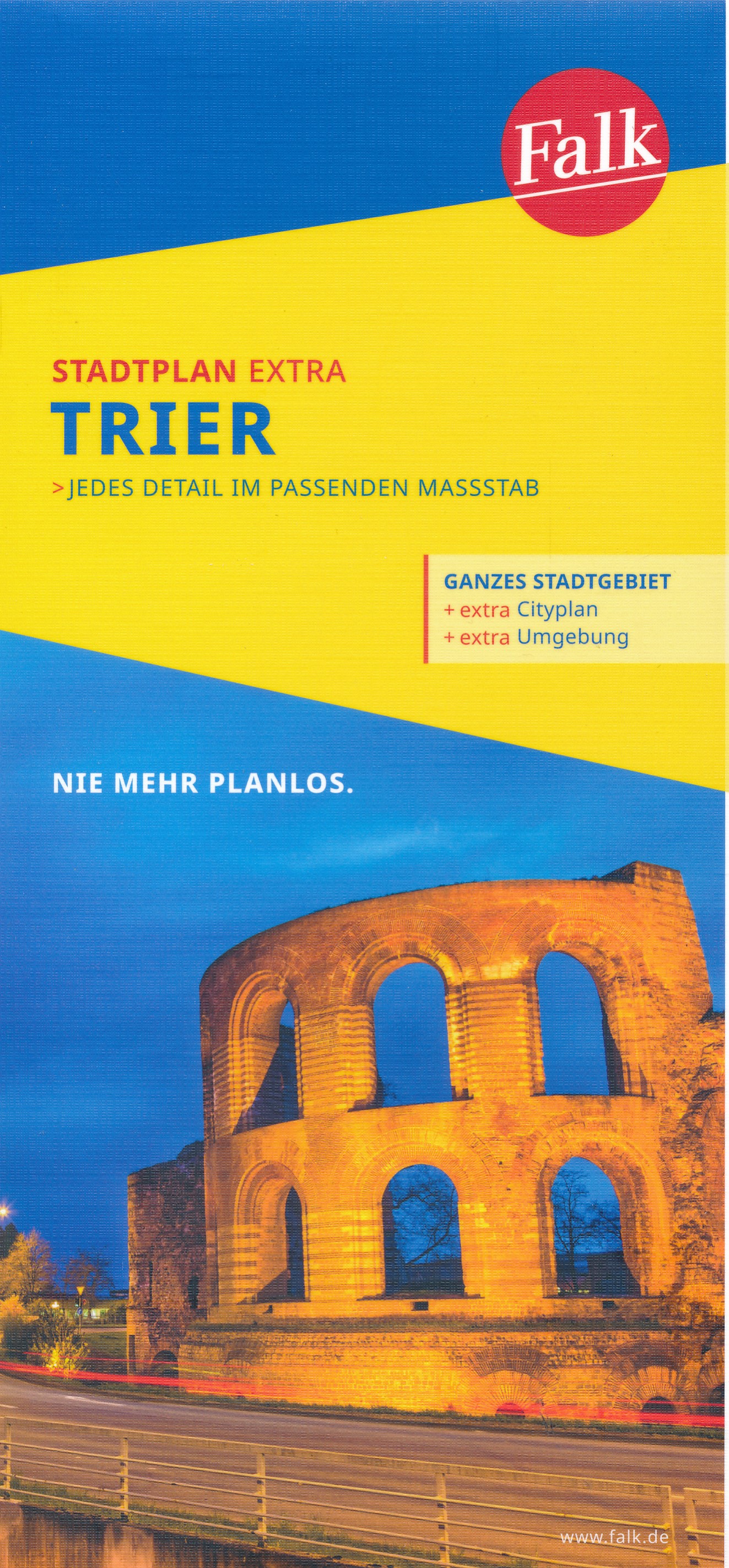 Online bestellen: Stadsplattegrond Trier | Falk Ostfildern