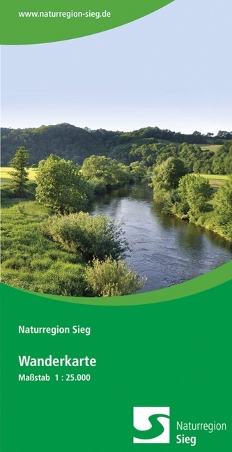 Online bestellen: Wandelkaart Naturregion Sieg | Grunes Herz