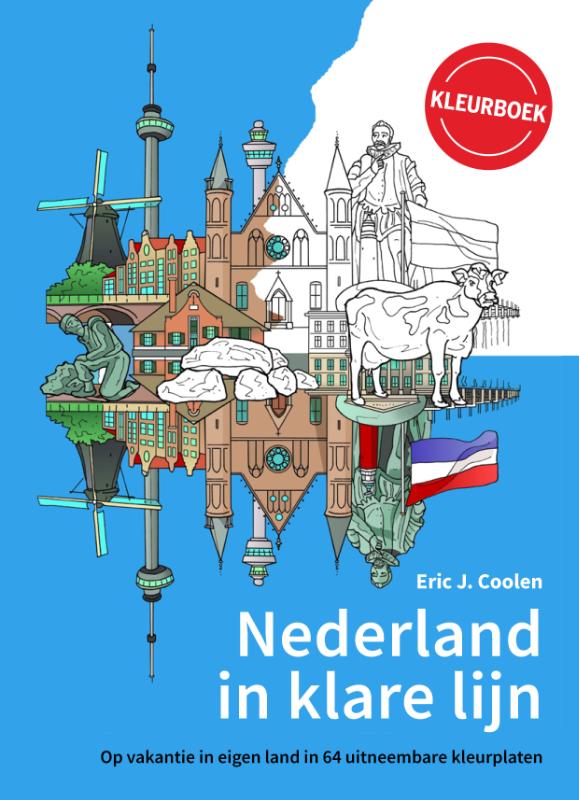 Online bestellen: Kleurboek Nederland in klare lijn | Ezo Wolf