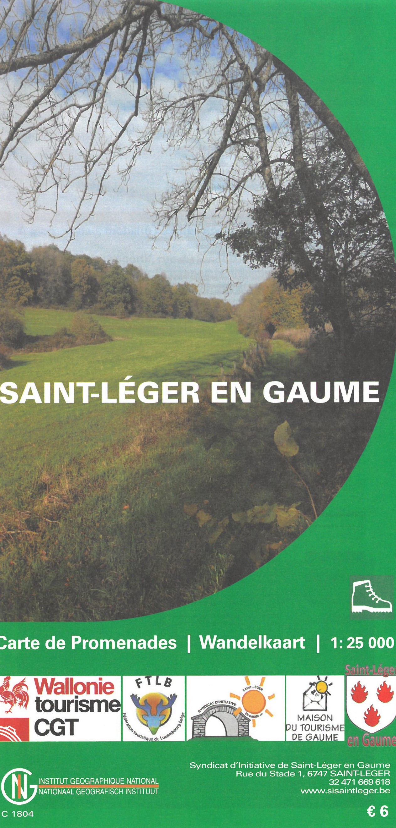 Online bestellen: Wandelkaart 193 Saint-Léger en Gaume | NGI - Nationaal Geografisch Instituut