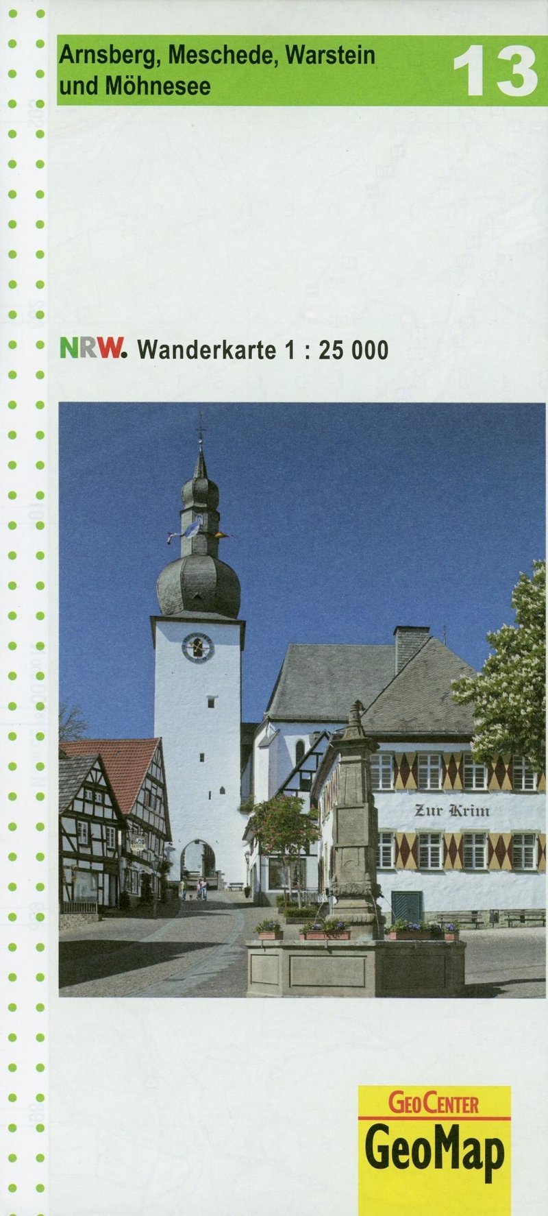 Online bestellen: Wandelkaart 13 Arnsberg, Meschede, Warstein und Möhnesee | GeoMap