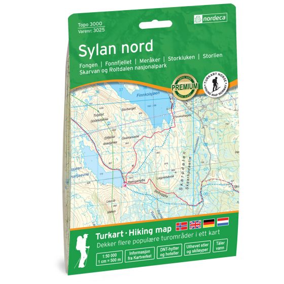 Online bestellen: Wandelkaart 3025 Topo 3000 Sylan Nord - noord | Nordeca