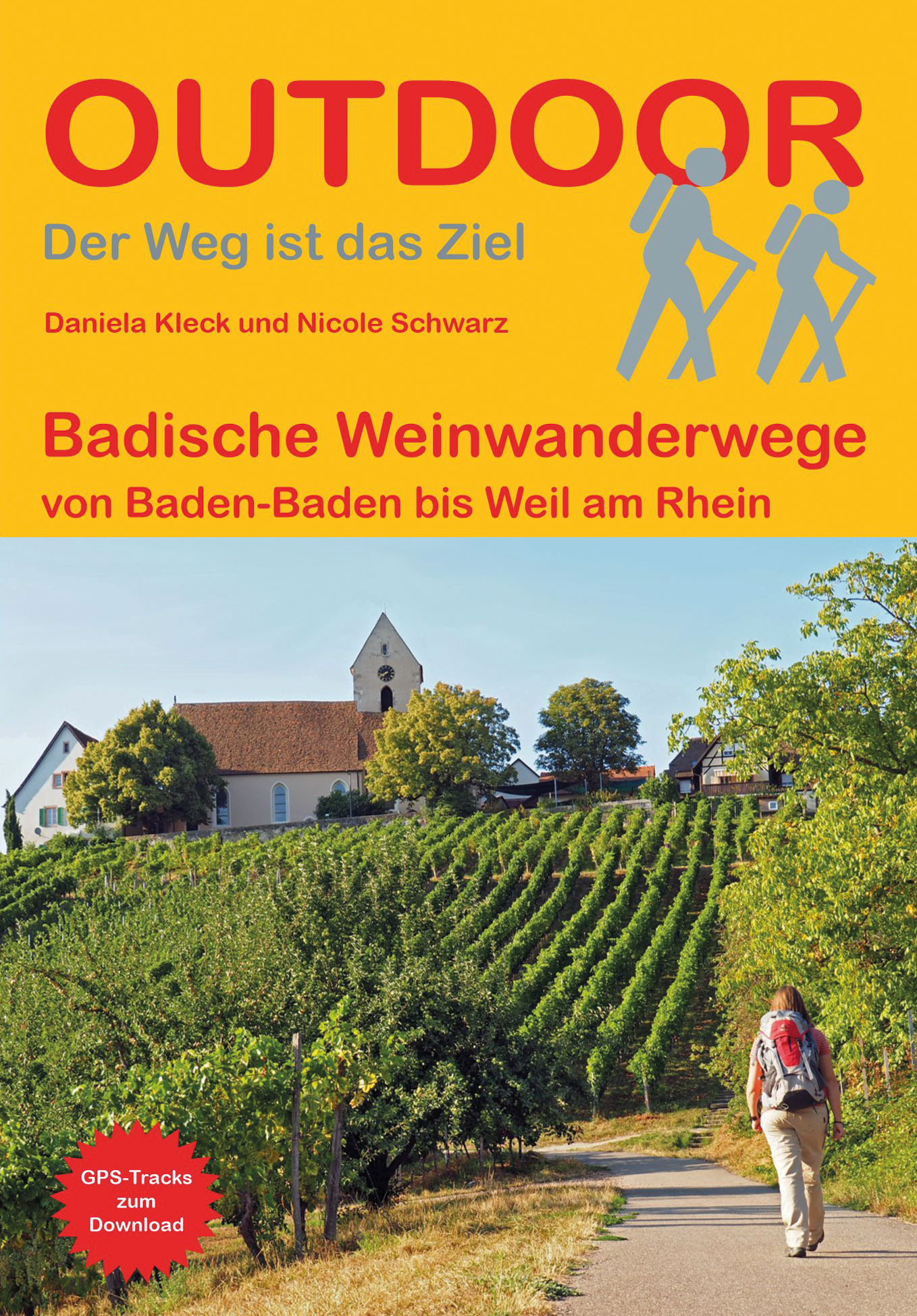 Online bestellen: Wandelgids Badische Weinwanderwege | Conrad Stein Verlag