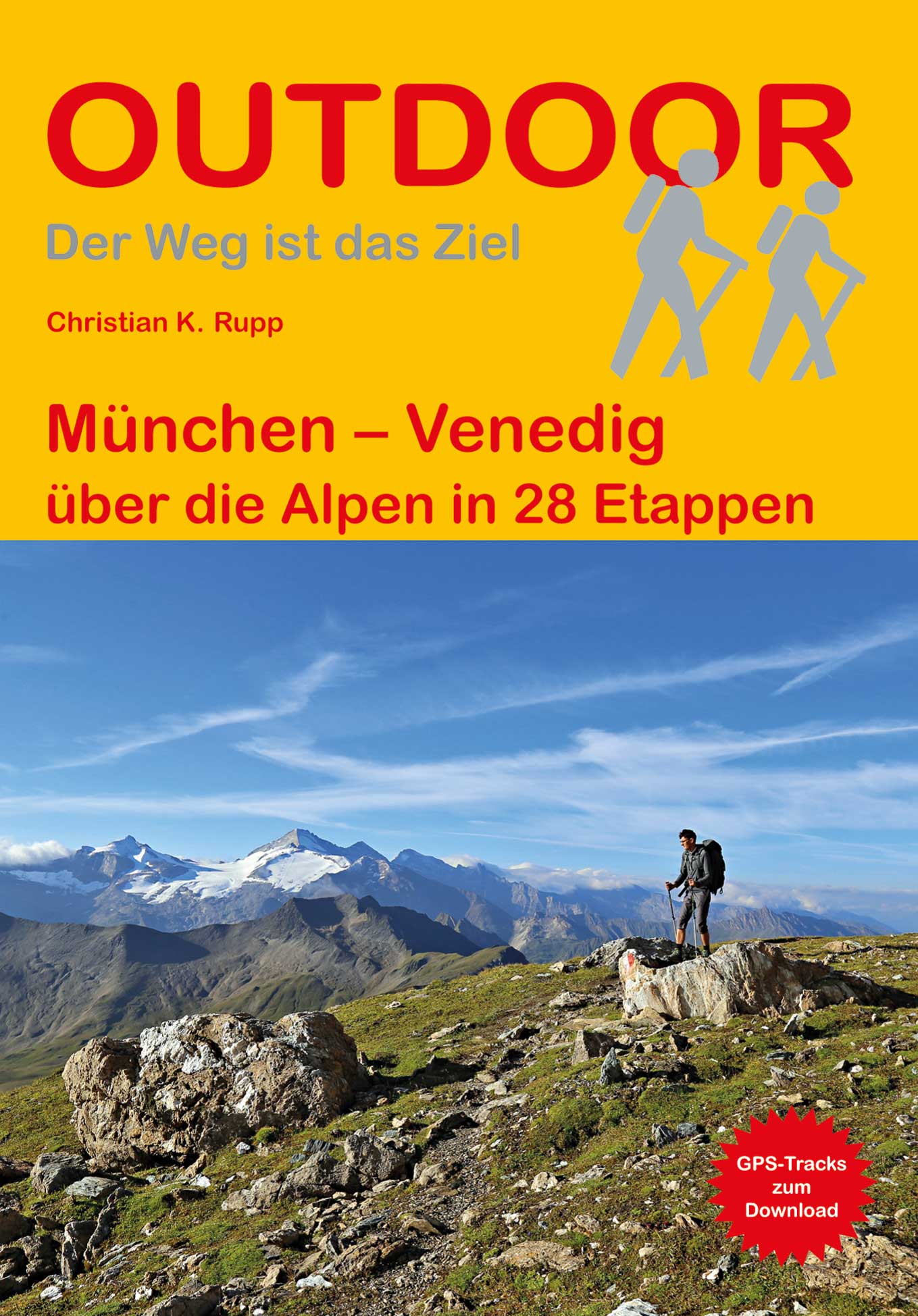 Online bestellen: Wandelgids München - Venedig Venetië | Conrad Stein Verlag