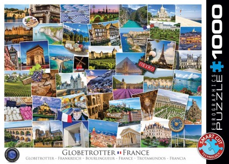 Legpuzzel Globetrotter France - Frankrijk | Eurographics de zwerver