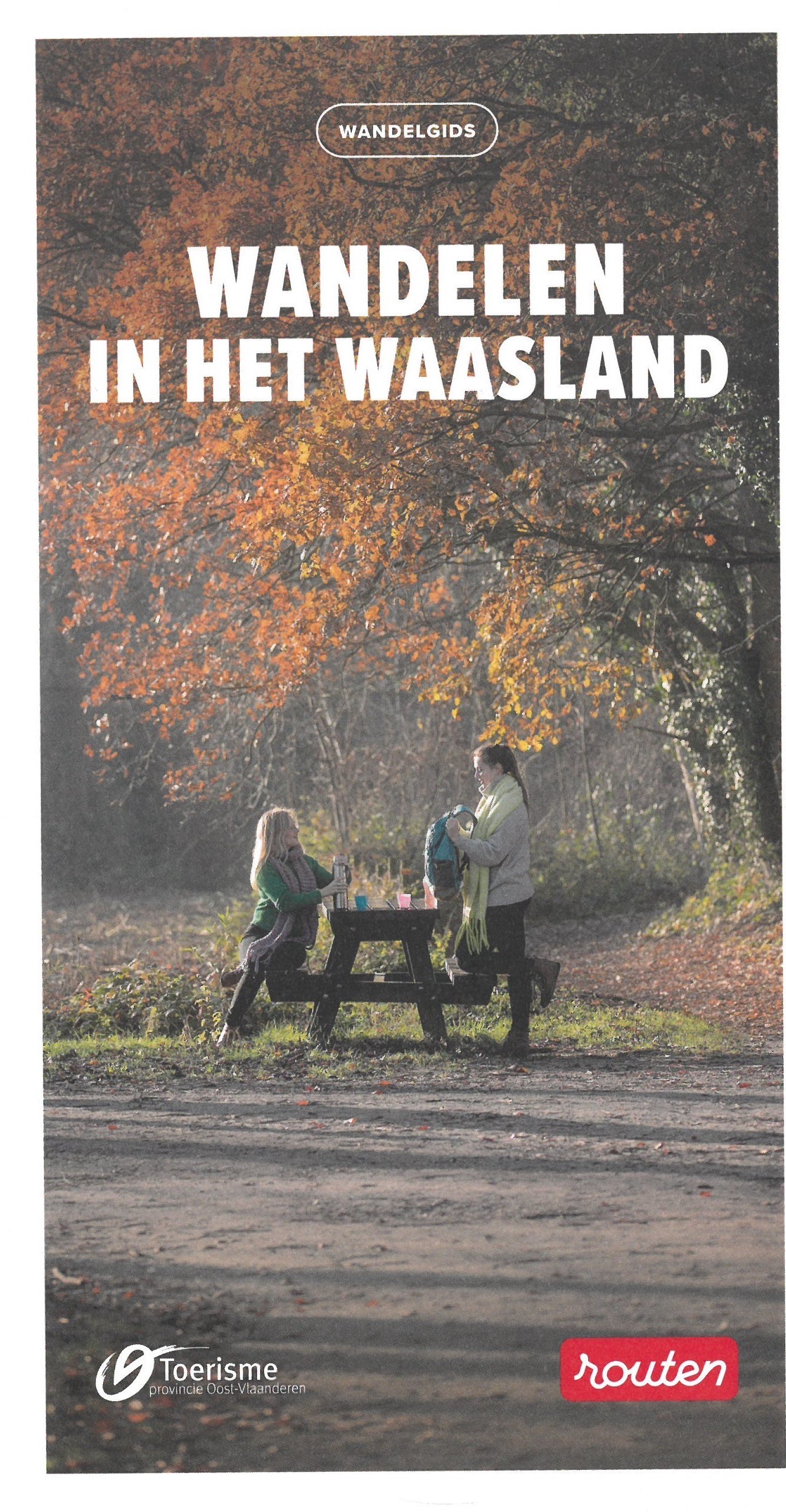 Online bestellen: Wandelgids Wandelnetwerk BE Wandelen in het Waasland | Toerisme Oost Vlaanderen