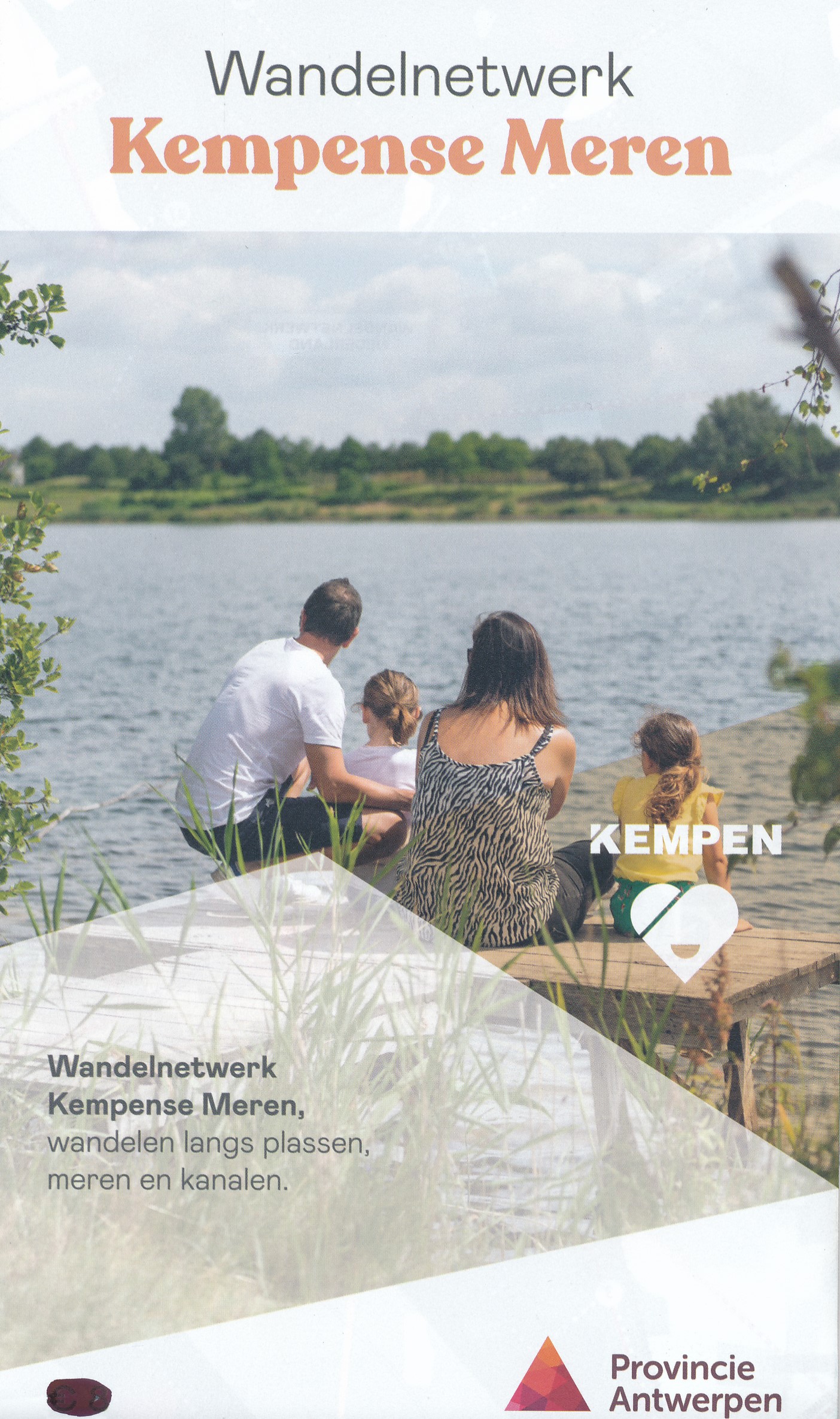 Online bestellen: Wandelknooppuntenkaart Wandelnetwerk BE Kempense meren | Provincie Antwerpen Toerisme
