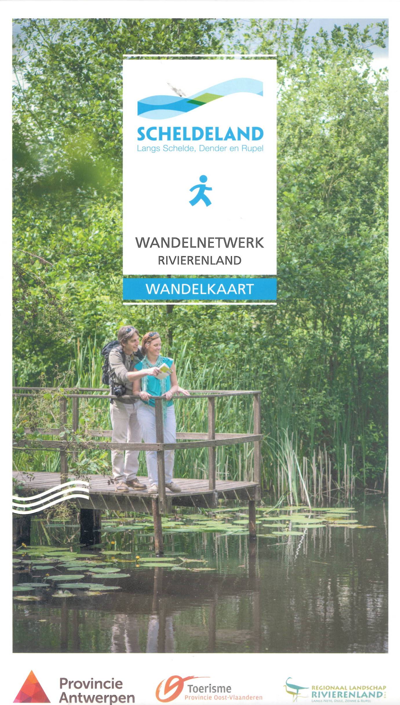 Online bestellen: Wandelknooppuntenkaart Wandelnetwerk BE Rivierenland - Scheldeland | Provincie Antwerpen Toerisme
